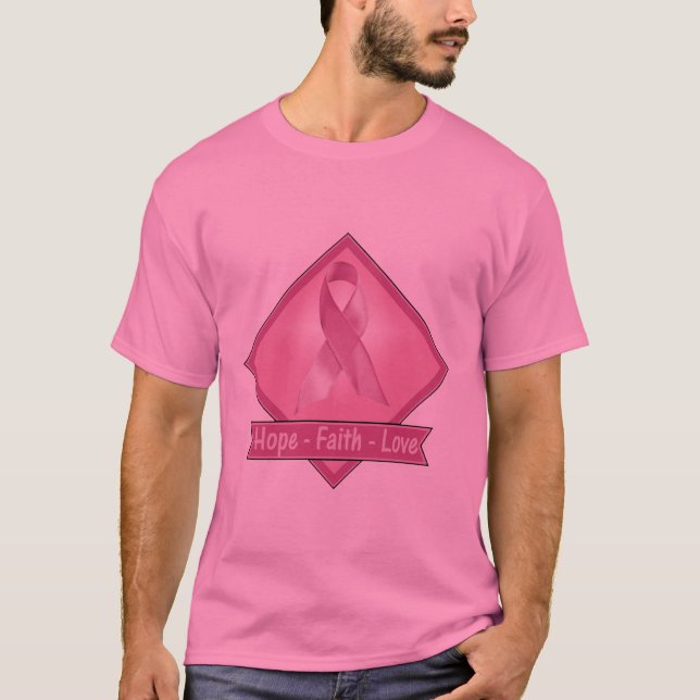 T-shirt - amor da fé da esperança (Frente)
