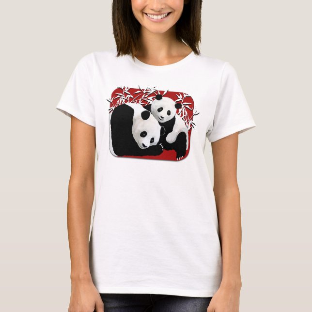 T-shirt amor da panda (Frente)