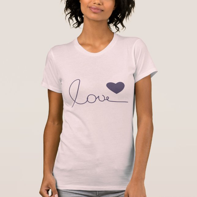 T-shirt Amor de Purple Heart (Frente)