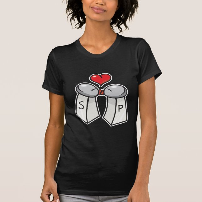 T-shirt amor de sal e pimenta (Frente)