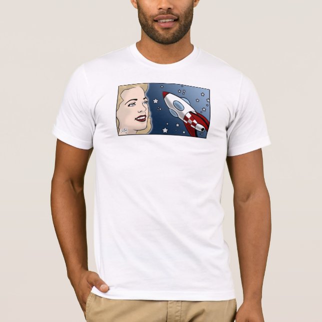 T-shirt Amor do espaço (Frente)