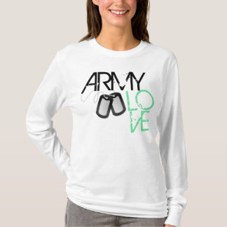 T-shirt Amor do exército