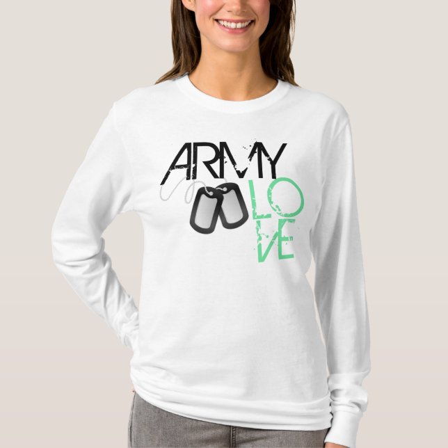 T-shirt Amor do exército (Frente)