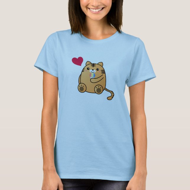 T-shirt Amor do tigre (Frente)