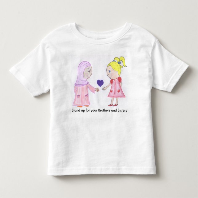 T-shirt Amor e Amizade Curar o Mundo (Frente)