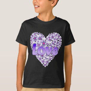 T-shirt Amor e margarida