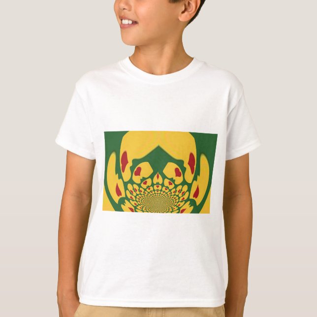 T-shirt Amor em Cores Rasta: Reggae Hearts (Frente)