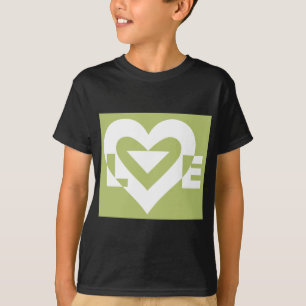 T-shirt Amor em Sage Green