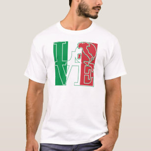 T-shirt AMOR estilo italiano