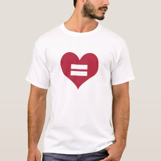 T-shirt Amor Igualdade Coração