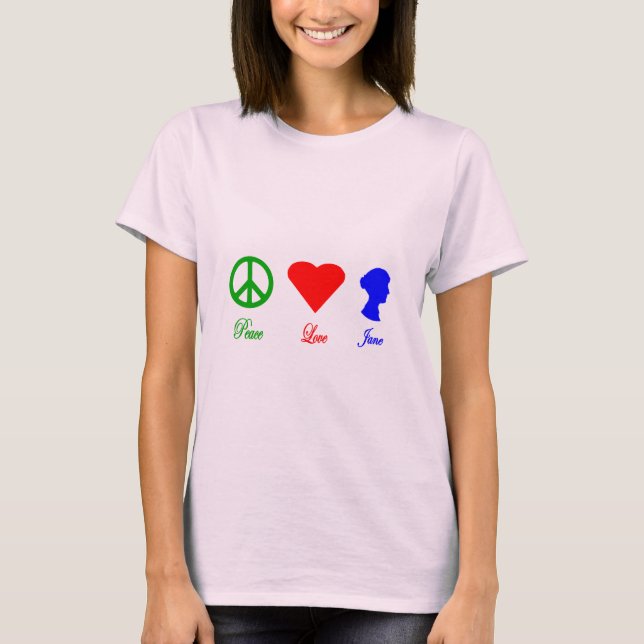 T-shirt Amor Jane da paz (Frente)