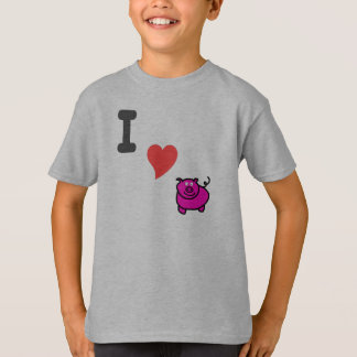 T-shirt amor leitão