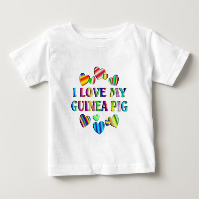 T-shirt Amor Meu Porco Da Guiné (Frente)