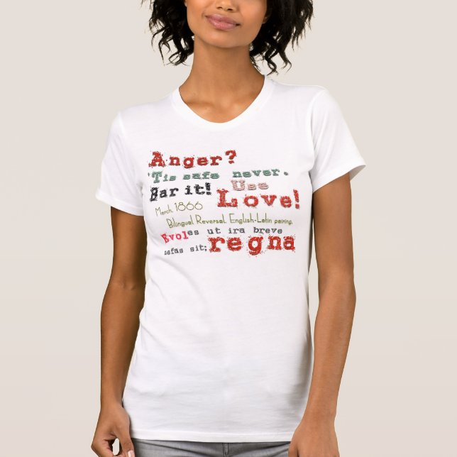T-shirt Amor! Não irrite sua arma secreta (Frente)