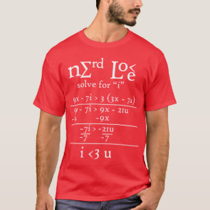 T-shirt Amor Nerdy