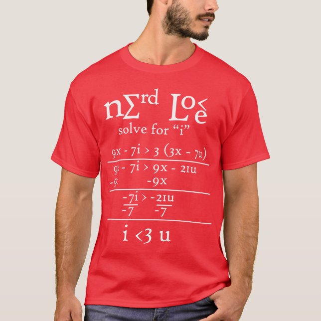 T-shirt Amor Nerdy (Frente)
