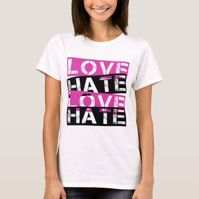 T-SHIRT AMOR ÓDIO AMOR ÓDIO (Frente)