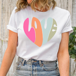 T-shirt AMOR para o Dia de os namorados