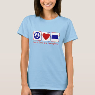 T-shirt Amor Pensilvânia da paz