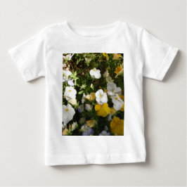 T-shirt Amor-Perfeito Branco e Amarelo