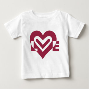 T-shirt Amor por Roxo de Vinho