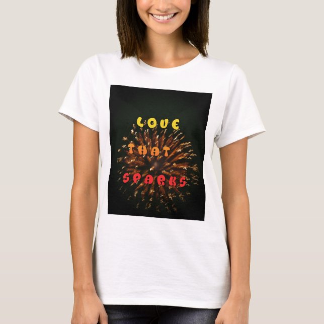 T-shirt Amor Que Gira Abstrato (Frente)