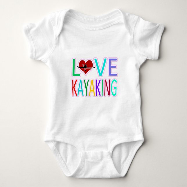T-shirt Amor que Kayaking (Frente)