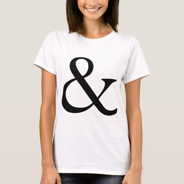 T-shirt Ampersand (Frente)