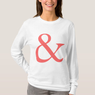 T-shirt Ampersand - Rosa Tropical