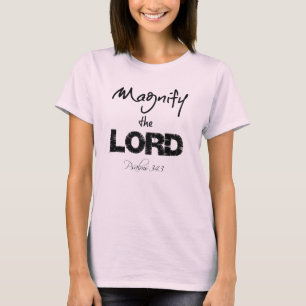 T-shirt Amplie o senhor Bíblia Verso