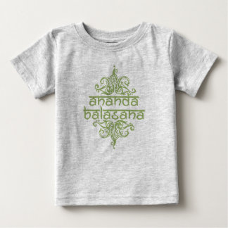 T-shirt ananda balasana (bebê feliz)