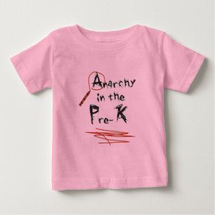 T-SHIRT ANARQUIA NO CREEPER ORGÂNICO DE PRE-K