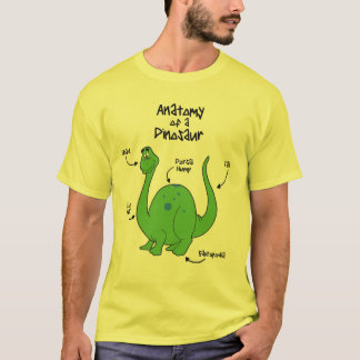 T-shirt Anatomia do dinossauro