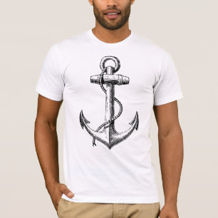 T-shirt Anchor Tattoo Style