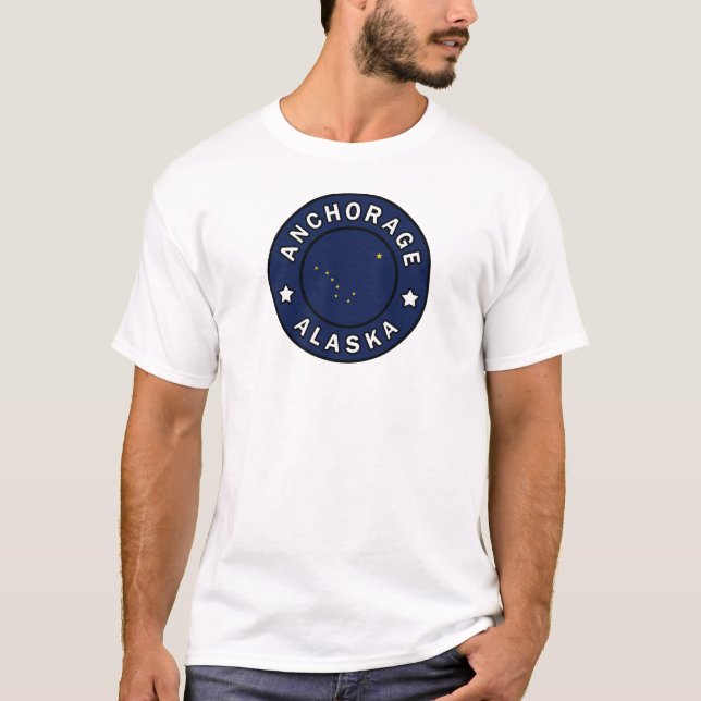 T-shirt Anchorage Alaska (Frente)