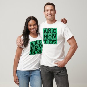 T-shirt Anchovas, Delicioso Recheio de Salada