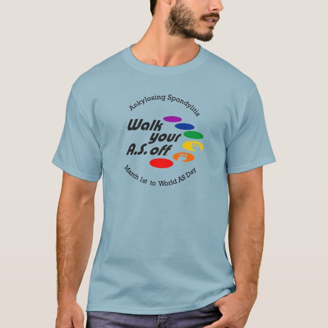 T-shirt Anda seu A.S. Fora (Frente)