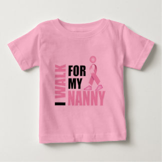 T-shirt Ando por minha babá rosa