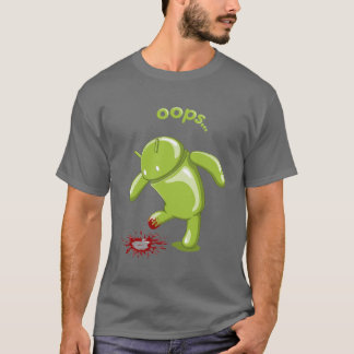 T-shirt Android Oops