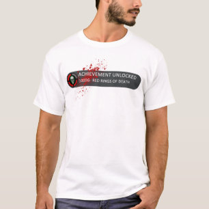 T-shirt Anéis vermelhos destravados realização da morte