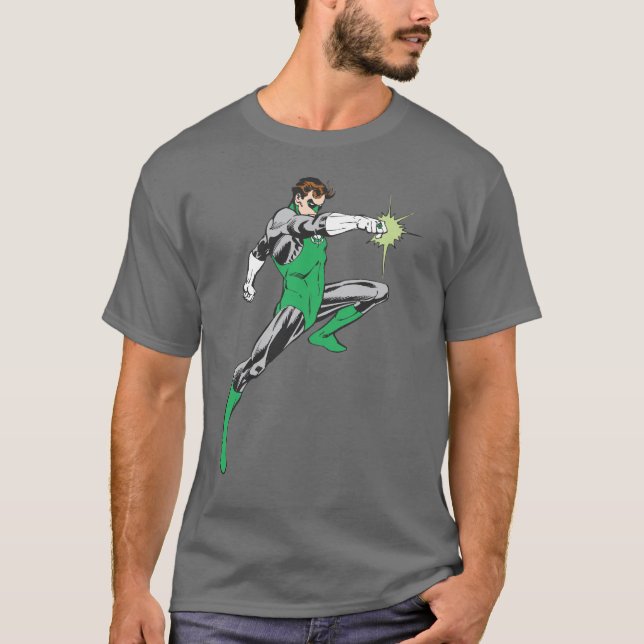 T-shirt Anel de Ponta Verde Lanterna (Frente)