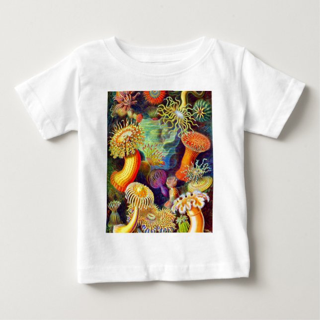 T-shirt Anêmonas de mar de Ernst Haeckel (Frente)