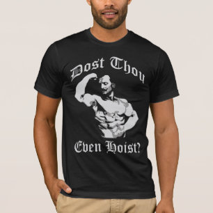 T-shirt Anfitrião de mil de Dost mesmo? Eugen Sandow -