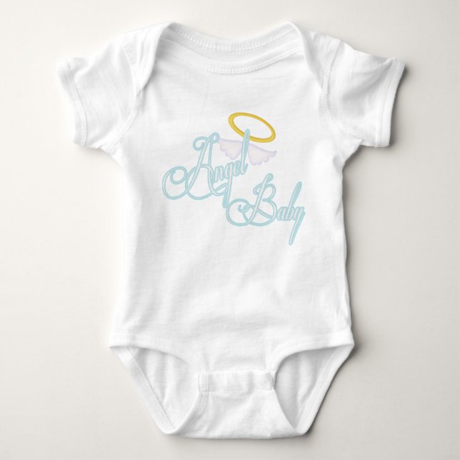 T-shirt Angel Baby Criança Creeper (Frente)