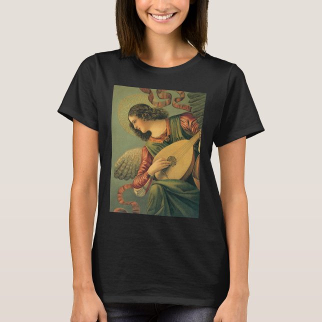 T-shirt Angel Musical, Melozzo da Forli, Arte Renascentist (Frente)