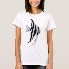 T-shirt angelfish de água doce
