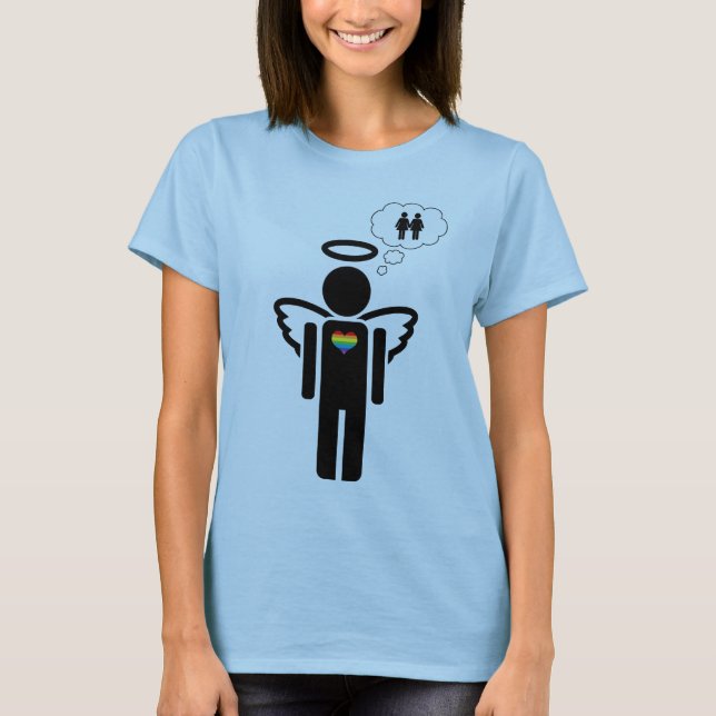 T-shirt angélico (Frente)