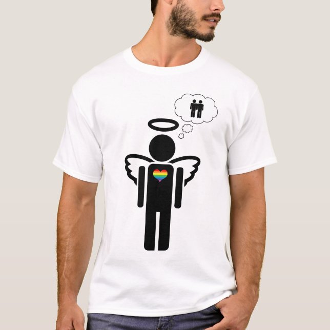 T-shirt angélico (Frente)