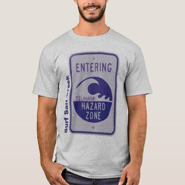 T-shirt Angra de sal do surf (Frente)