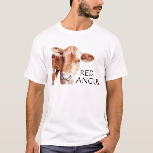 T-shirt Angus vermelho